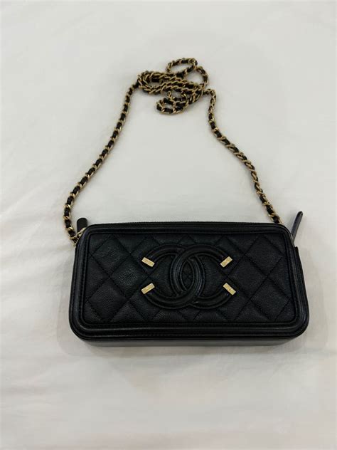 chanel filigree woc